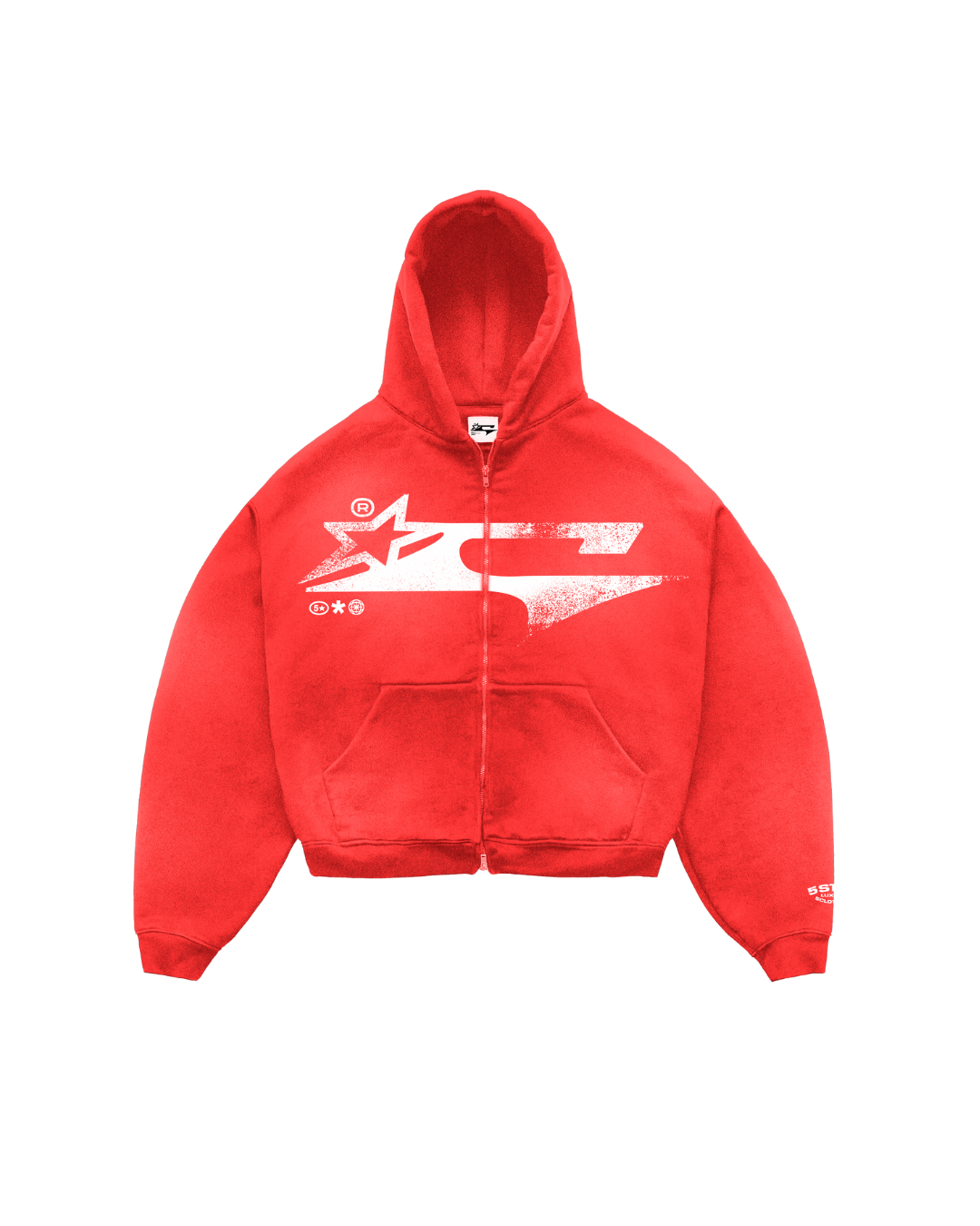 GRAILED GARMENTS HOODIE RED