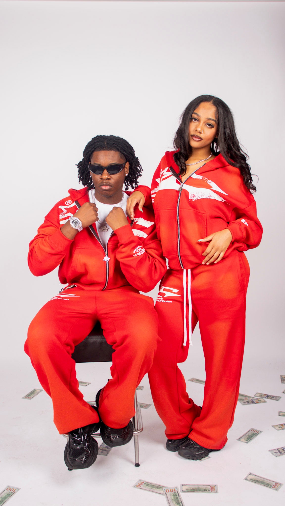 GRAILED GARMENTS HOODIE RED